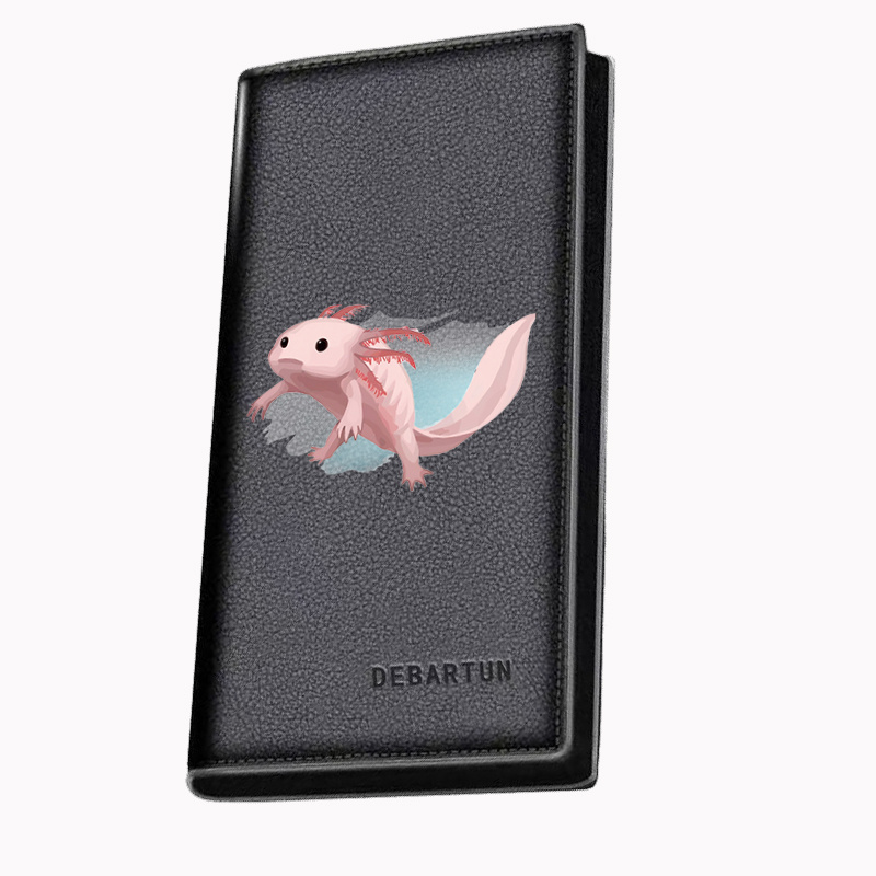 Interior Design Illustration - Pink axolotl amphibian illustration water Men's