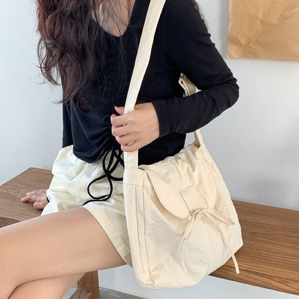 Korean Style Flap Nylon Bow Cr - đánh giá và giá Interior Design Korean Style