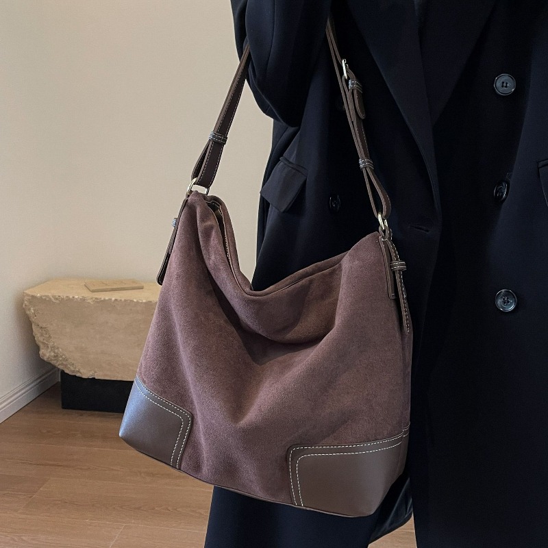 Suede Trendy Versatile Tote Ba - đánh giá và giá Interior Design Class