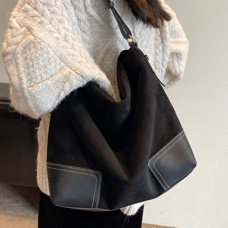 Suede Trendy Versatile Tote Ba - đánh giá và giá Interior Design Class