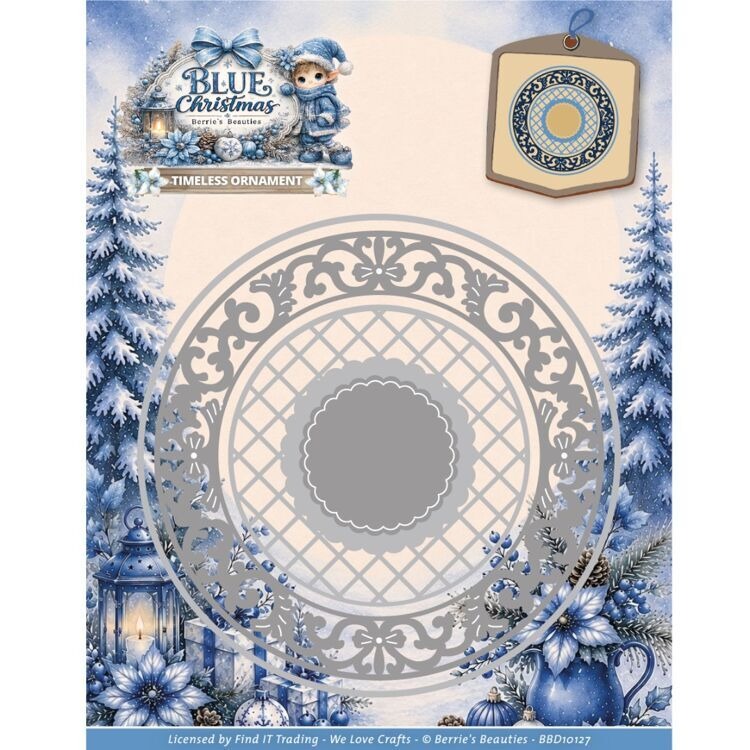 Blue Christmas Winter Serenity - đánh giá và giá Interior Design Paper