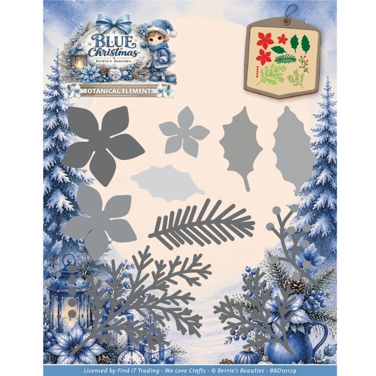 Blue Christmas Winter Serenity - đánh giá và giá Interior Design Paper