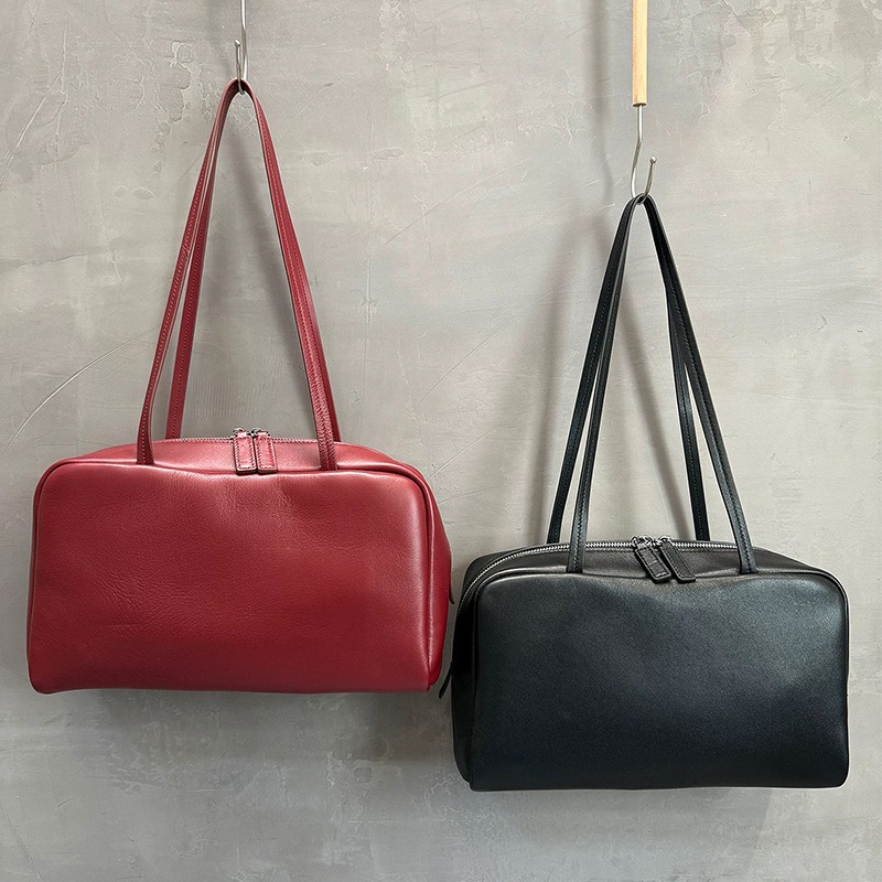 Sheepskin leather bowling bag  - đánh giá và giá Interior Design Simple