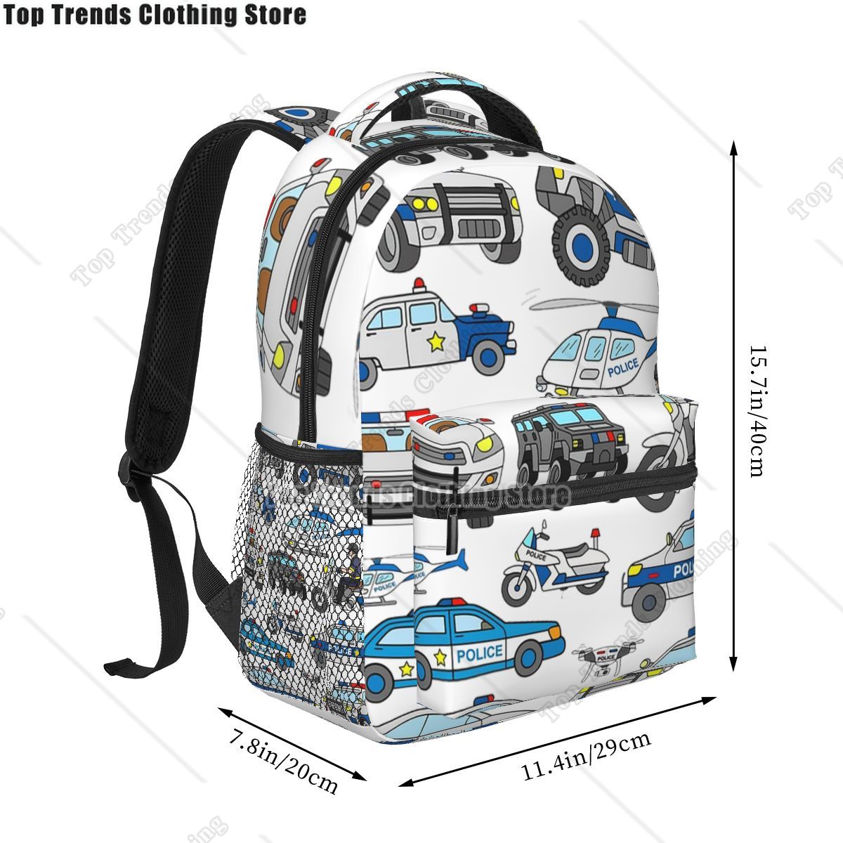 Police Car Design Backpacks Bo - đánh giá và giá Interior Design Course