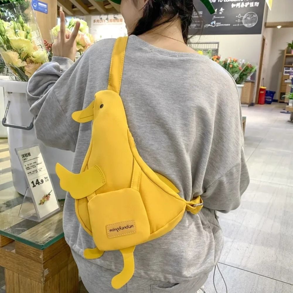 Sweet Canvas Funny Duck Crossb - đánh giá và giá Interior Design Korean Style