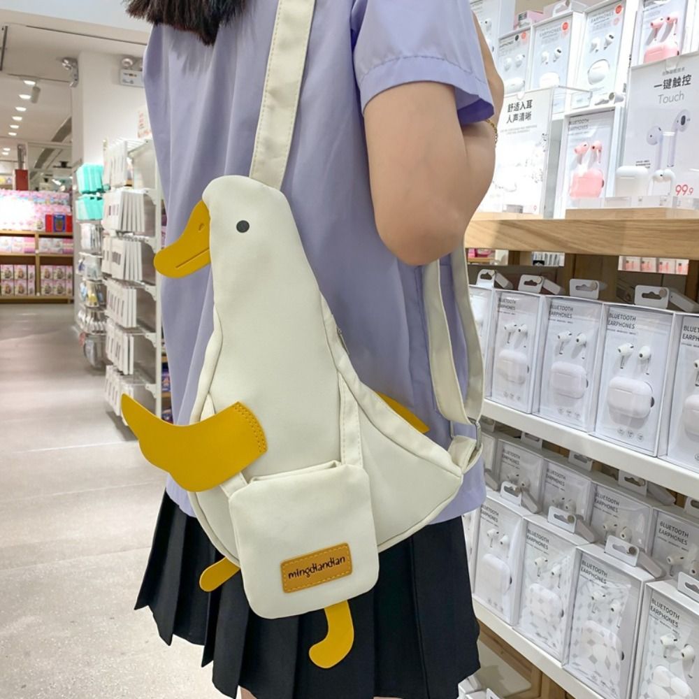 Sweet Canvas Funny Duck Crossb - đánh giá và giá Interior Design Korean Style