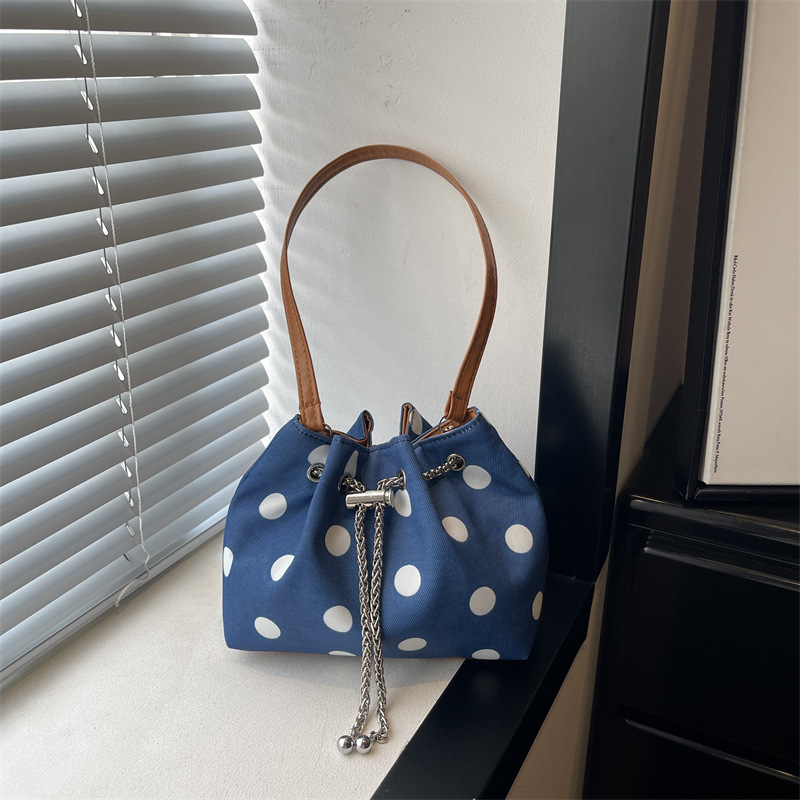 New Drawstring Polka Dot Bucke - đánh giá và giá Interior Design Simple