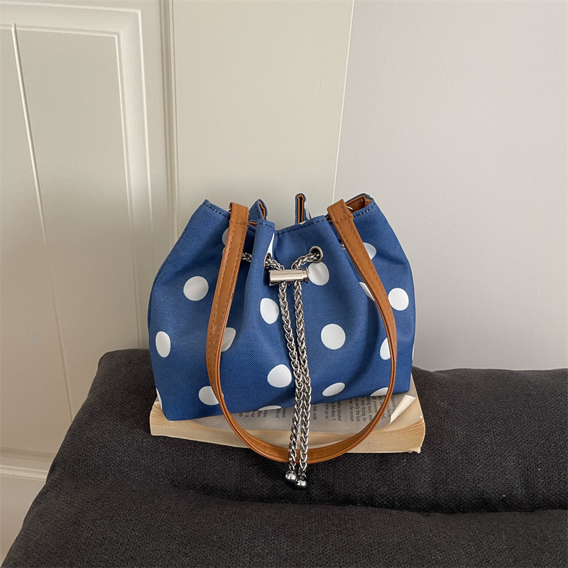 New Drawstring Polka Dot Bucke - đánh giá và giá Interior Design Simple
