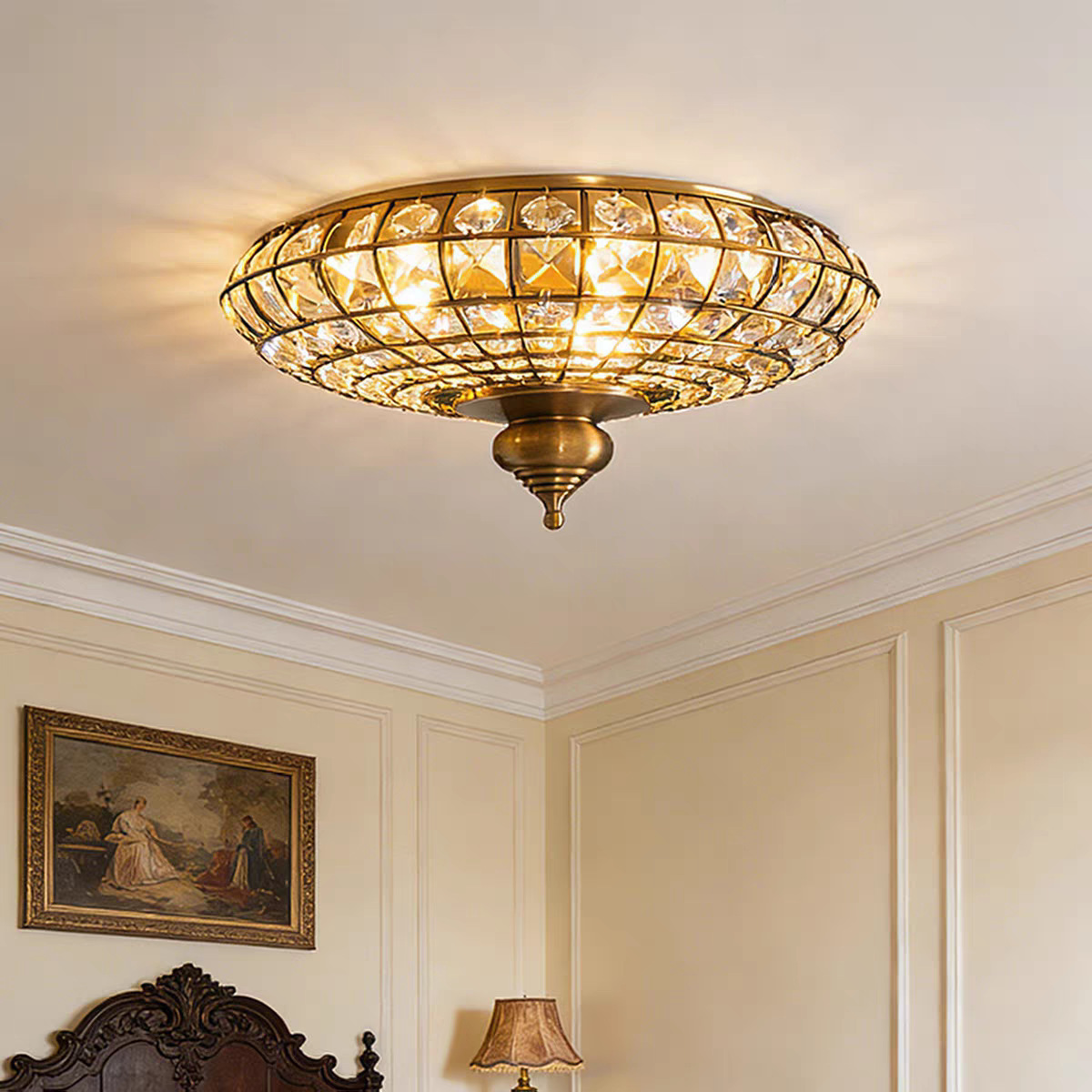 American-style Crystal LED Cei - đánh giá và giá Interior Design Years Of Study