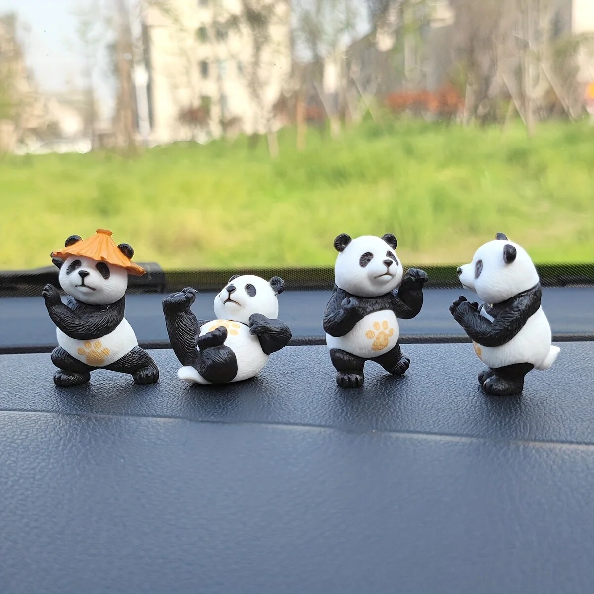 4pcs/set Panda Design Car Orna - đánh giá và giá Interior Design Course