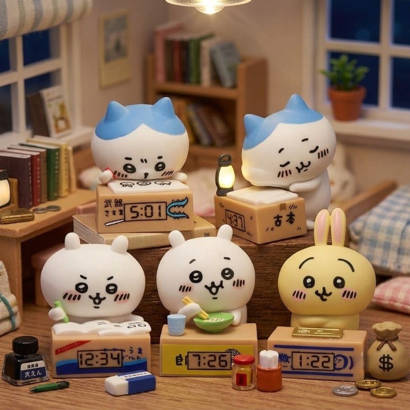Hachiware Usagi Cartoon Alarm  - đánh giá và giá Interior Design Mockup
