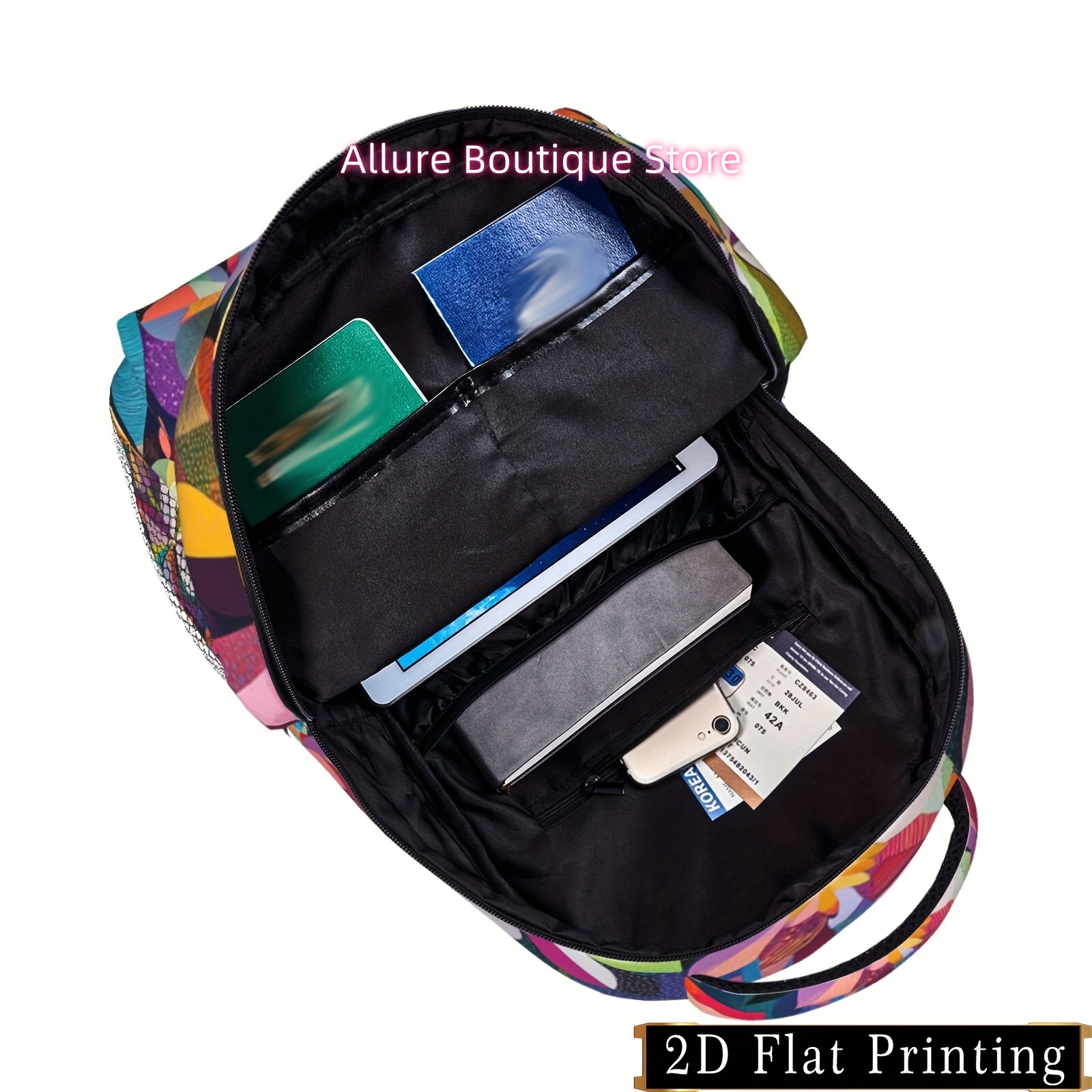 A Vibrant, Printed Backpack fo - đánh giá và giá Interior Design Its